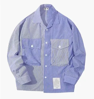 Сорочка чоловіча Club Stubborn Souvenir 2.0 Blue STBNSHIRT1