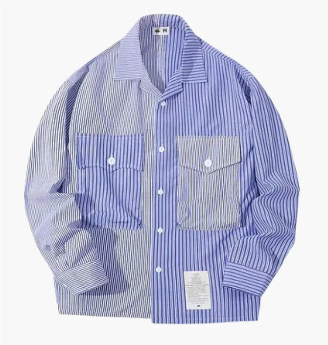 Сорочка чоловіча Club Stubborn Souvenir 2.0 Blue STBNSHIRT1