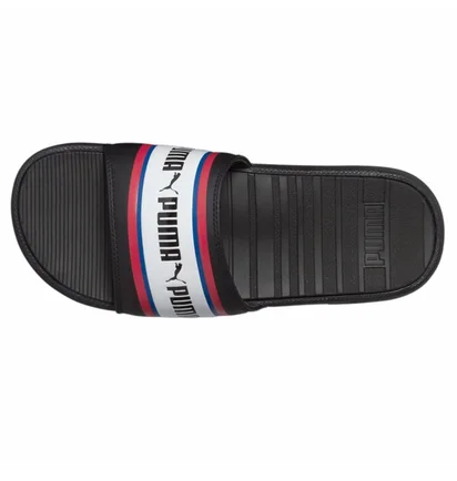Тапочки мужские Puma Cool Cat Stripe Repeat Slide Sandals Black 385887-01