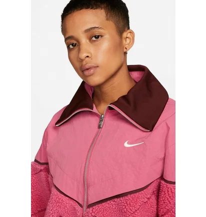 Куртка жіноча Nike Sportswear Icon Clash Pink DD5092-622