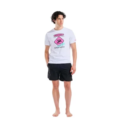 Футболка мужская Arena Slippery Surface Print White 011332-100