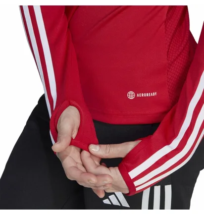 Кофта женская Adidas Long-Sleeve T-Shirt Tiro 23L Tr Topw Red HS3482