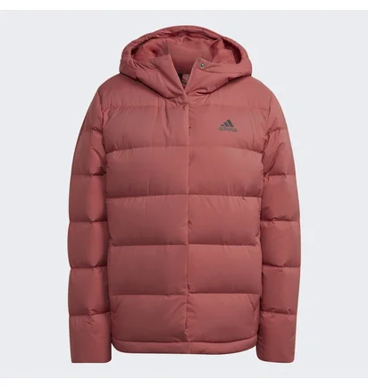 Пуховик жіночий Adidas Helionic Hooded Down Jacket Red Hg8745