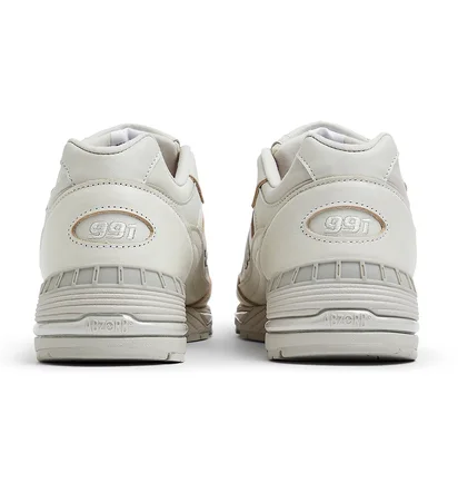 Кросівки чоловічі New Balance 991 Made In Uk White M991OW