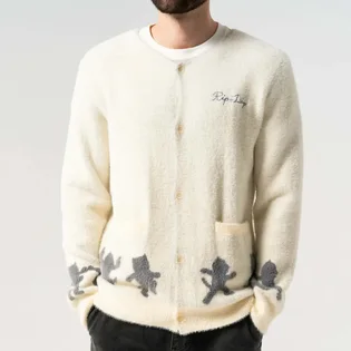 Кофта мужская RipNDip Cosmic Nerm Mohair White RNDSPR25110