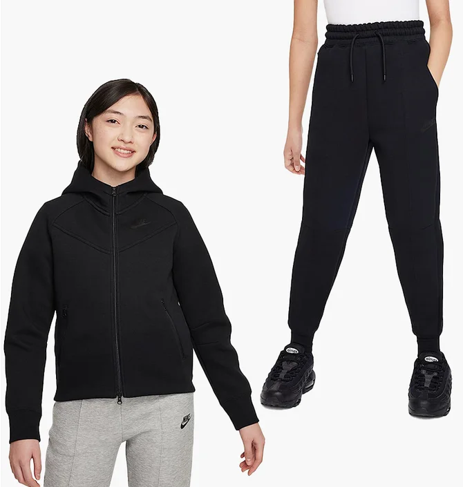 Спортивный костюм детский Nike Nsw Tech Fleece Black FD2979-010__FD2975-010