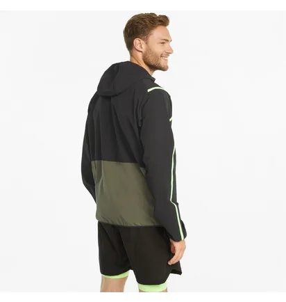 Ветровка мужская Puma Ultra Black/Olive 520875-44