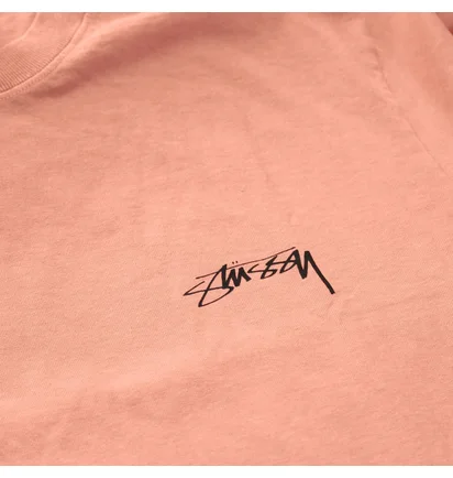 Футболка мужская Stussy Pigment Dyed Snake Peach 1905126-20117