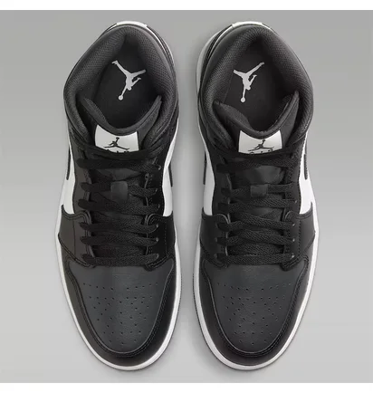 Кроссовки мужские Air jordan 1 Mid MenS Shoes Black/White DQ8426-010