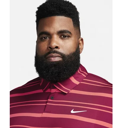 Поло мужское Nike Dri-Fit Tour Striped Golf Polo Violet DR5300-620