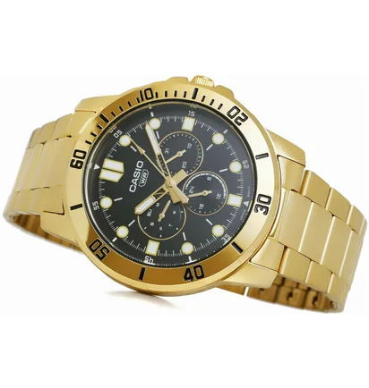 Часы мужские Casio Collection Stainless Steel MTP-VD300G-1EF