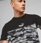 Футболка мужская Puma Essentials Block Camo Black/Camo 673335-01