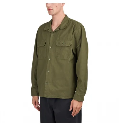 Рубашка мужская OBEY Minus Shirt Olive 181200373-ARM
