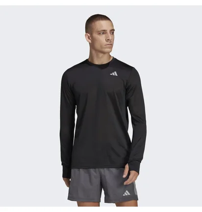 Лонгслив мужской Adidas Own The Run Long Sleeve Tee Black Hm8436