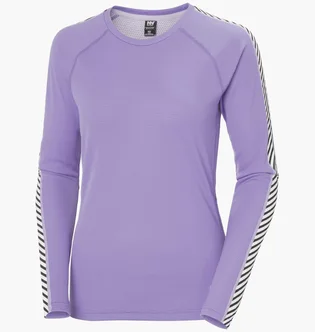 Термобелье женское Helly Hansen Lifa Active Stripe Crew Violet 49413-699