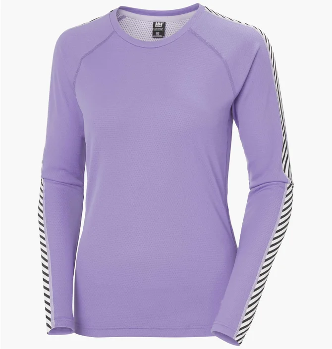 Термобелье женское Helly Hansen Lifa Active Stripe Crew Violet 49413-699