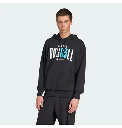 Худи мужское Adidas Mercedes - Amg Petronas Formula One Team George Russell Black JZ8903