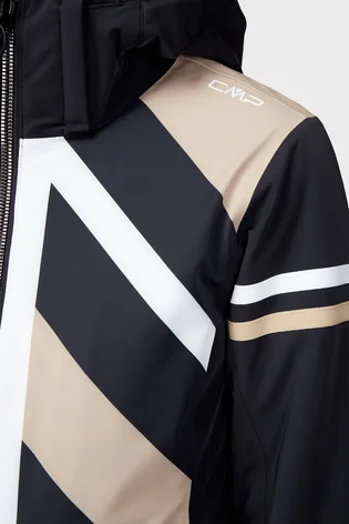Куртка жіноча Cmp Jacket Zip Hood Black/Beige 32W0256-04Um