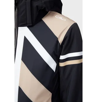 Куртка жіноча Cmp Jacket Zip Hood Black/Beige 32W0256-04Um