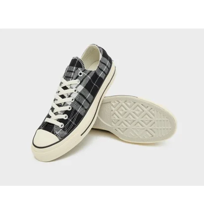 Кеды мужские Converse Chuck 70 Ox Low Upcycled Grey/Black A05313C