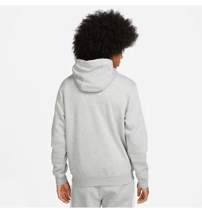 Худи мужское Nike M Nsw Sp Flc Hoodie Bb Grey FN0247-063