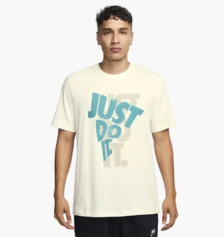 Футболка мужская Nike T-Shirt Con Logo Uomo Beige HJ0554-133