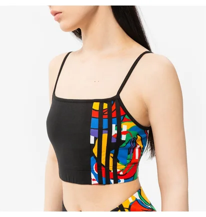 Топ женский Adidas Top Crop Black Hc4465