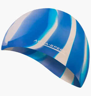 Шапочка для плавания Aqua speed Bunt 4049 Blue/White 113-55