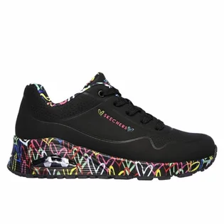 Кросівки жіночі Skechers Uno Loving Love Black 155506-BBK