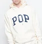 Худи мужское Pop Trading Company Arch White POPSS23_01-006