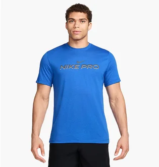 Футболка чоловіча Nike Pro Fitness Shirt Men Blue FJ2393-480