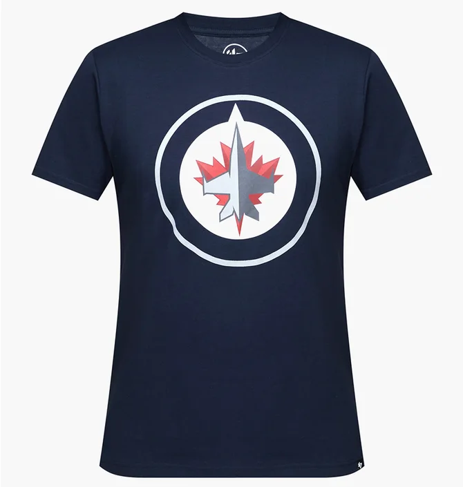 Футболка мужская 47 Brand Winnipeg Jets Imprint Black 544246FN-FS