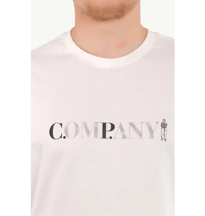 Футболка мужская C.P. Company Jersey White 20CMTS085A-005100W-103