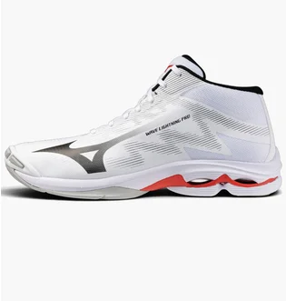 Кроссовки унисекс Mizuno Wave Lightning Pro Mid White V1GA266559