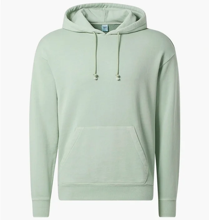 Худи мужское Reebok Cl Nd Hoodie Green H54452