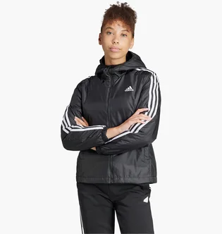 Куртка женская Adidas Essentials 3-Stripes Insulated Hooded Jacket Black IN3288