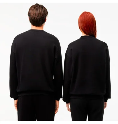 Свитшот унисекс Lacoste Loose Fit Badge Black SH2741.031