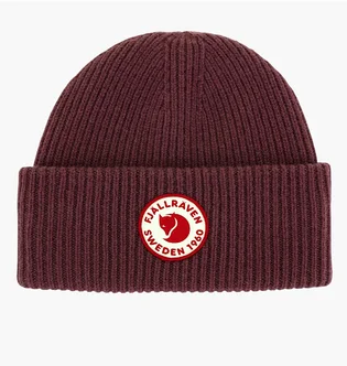 Шапка унисекс Fjallraven 1960 Logo Bordo 78142.357