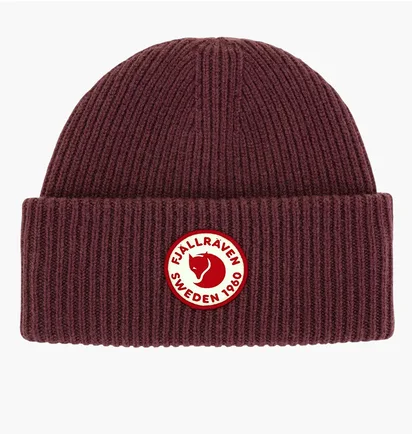 Шапка унісекс Fjallraven 1960 Logo Bordo 78142.357