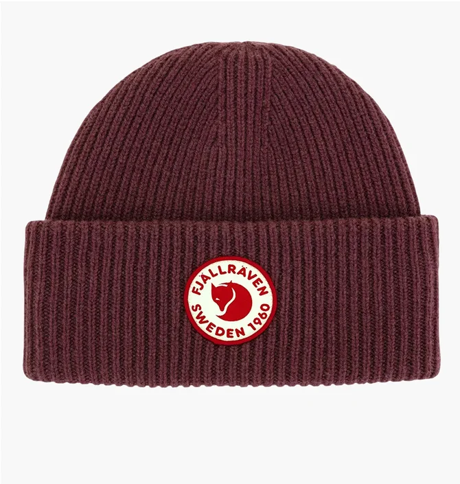 Шапка унісекс Fjallraven 1960 Logo Bordo 78142.357