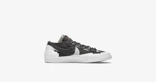 Кроссовки мужские Nike Blazer Low Sacai Grey/White Dd1877-002