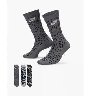 Носки унисекс Nike Evereday Essential Grey (3 пары) Dh3414-902