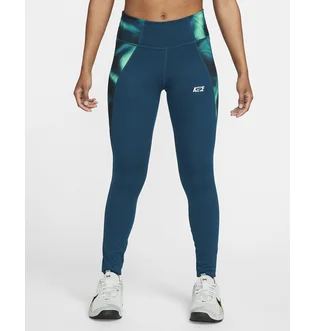 Леггинсы женские Nike One Icon Clash WomenS Mid-Rise Leggings Blue DQ6713-460