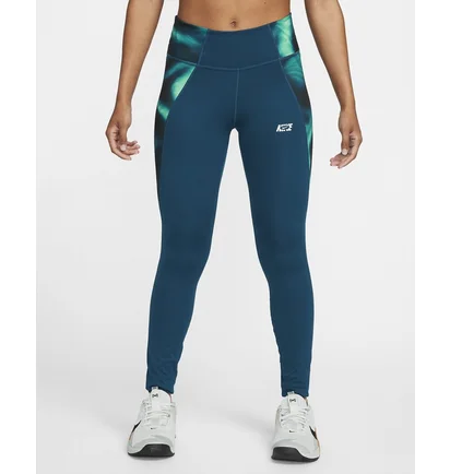 Легінси жіночі Nike One Icon Clash WomenS Mid-Rise Leggings Blue DQ6713-460