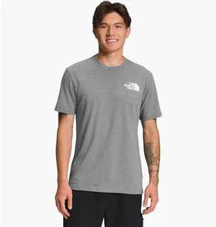 Футболка чоловіча The North Face Short-Sleeve Box Nse Heathered T-Shirt Grey NF0A812HGVD