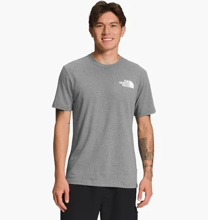 Футболка чоловіча The North Face Short-Sleeve Box Nse Heathered T-Shirt Grey NF0A812HGVD
