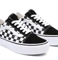 Кеды женские Vans Old Skool Platform Checkerboard Black VN0A3B3UHRK