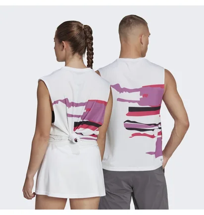 Майка унисекс Adidas Tennis New York Sleeveless Tee (Gender Neutral) White Hn9440
