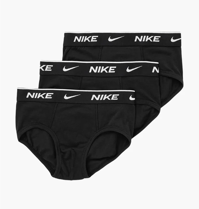 Трусы детские Nike Nhb Hip Briefs Black (3 шт) 9N1185-023