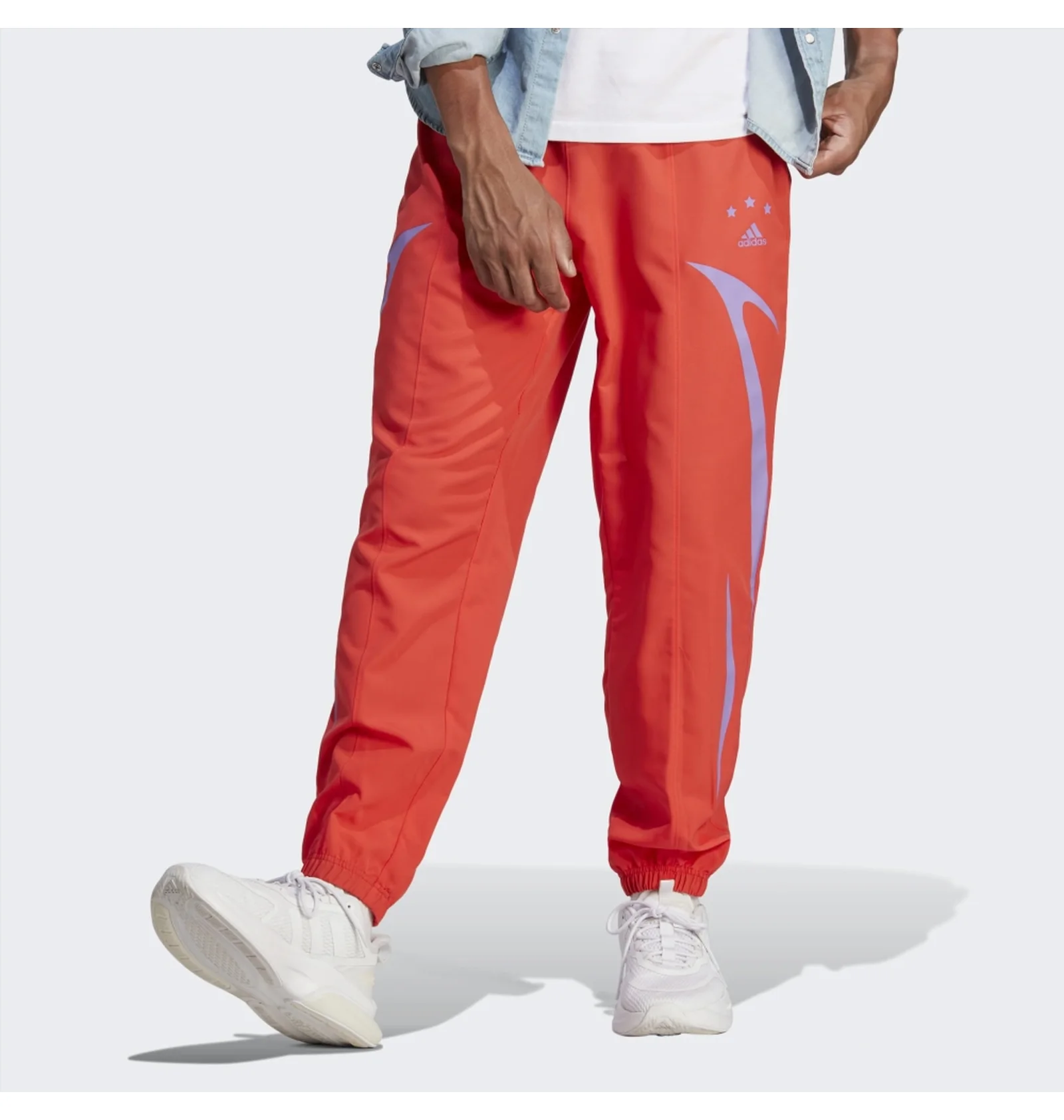 ᐉ Штаны мужские Adidas Colorblock Woven Pants Orange Ic3686
